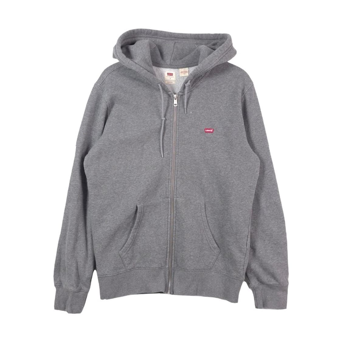 리바이스 스몰 레드탭 멜란지 그레이 후드 집업 S 상품이미지1
