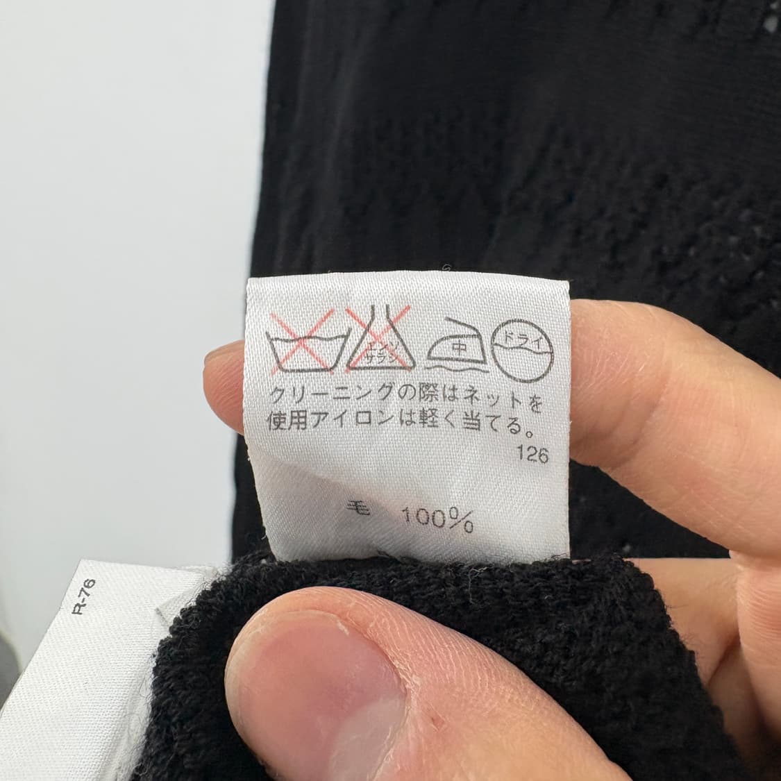 폴로 랄프로렌 블랙 니트 긴팔 블라우스 여m 상품이미지6