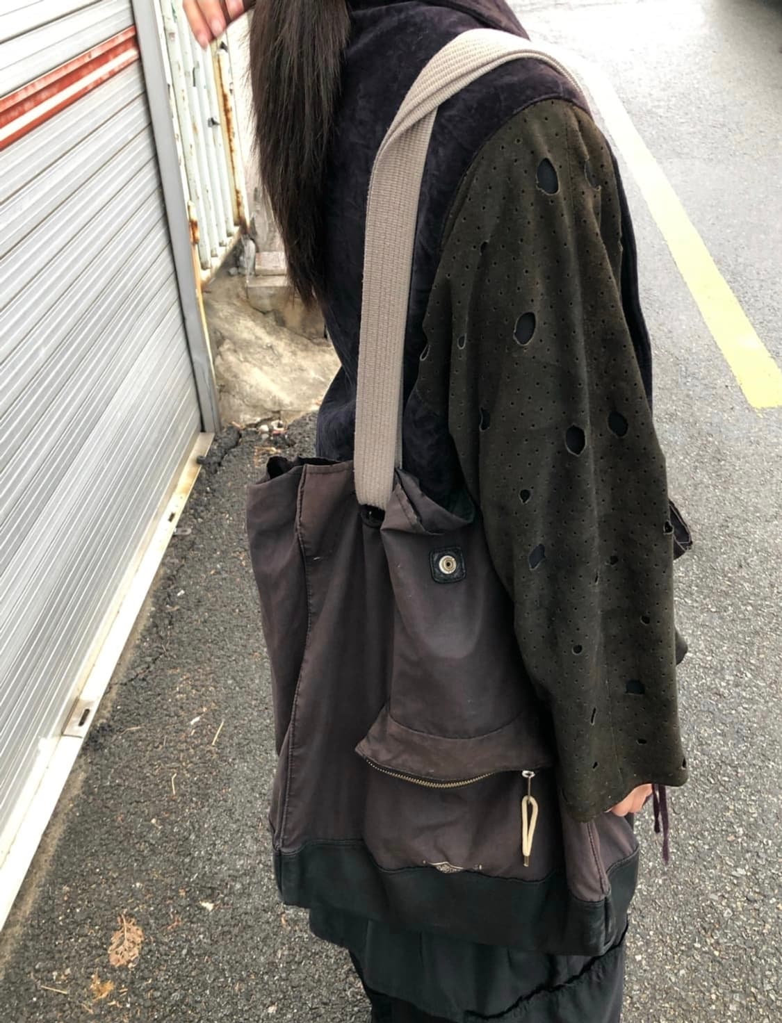 ANNAPIANURA 아티잔 스웨이드 코트 상품이미지9