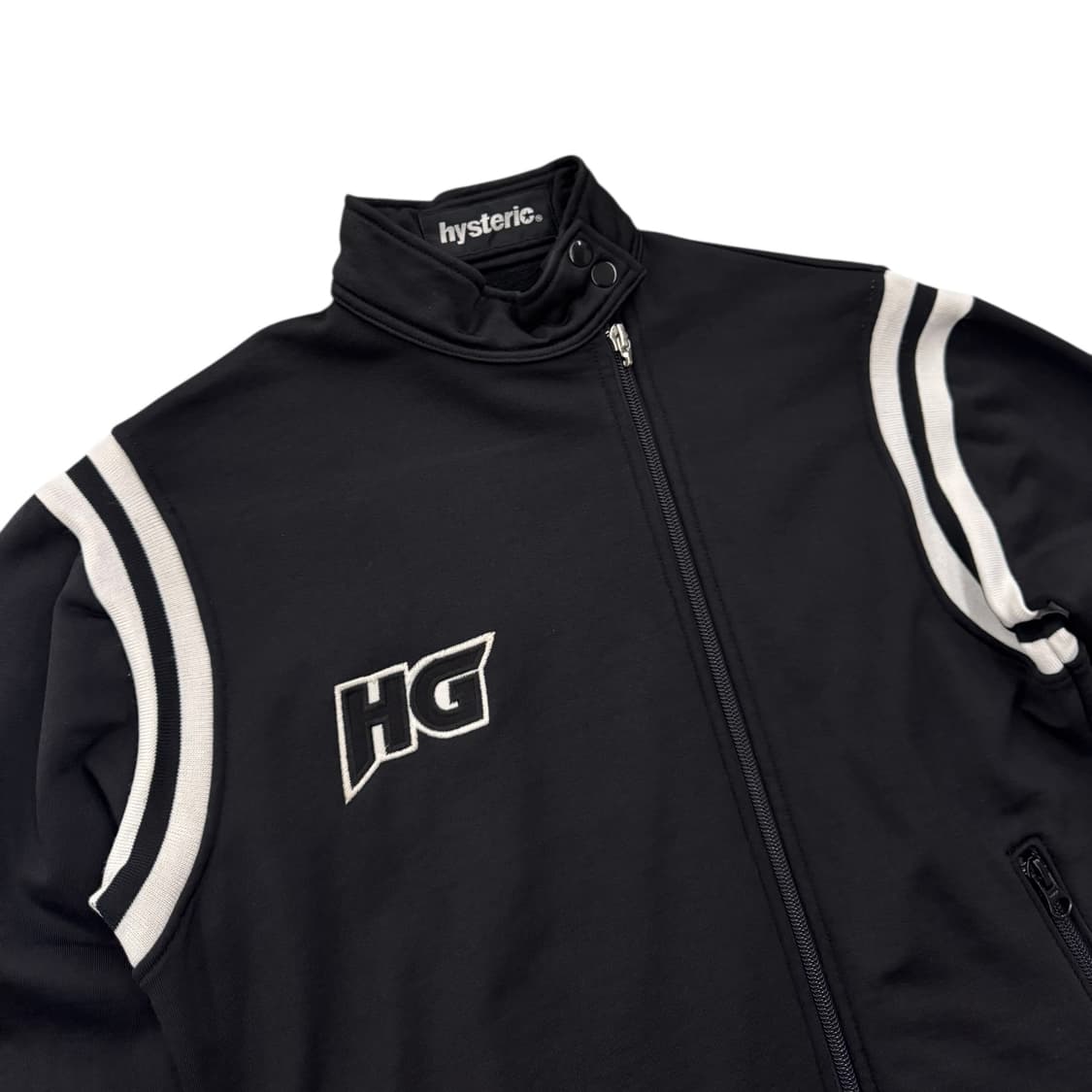 히스테릭글래머 바시티 트랙자켓 블랙 상품이미지4