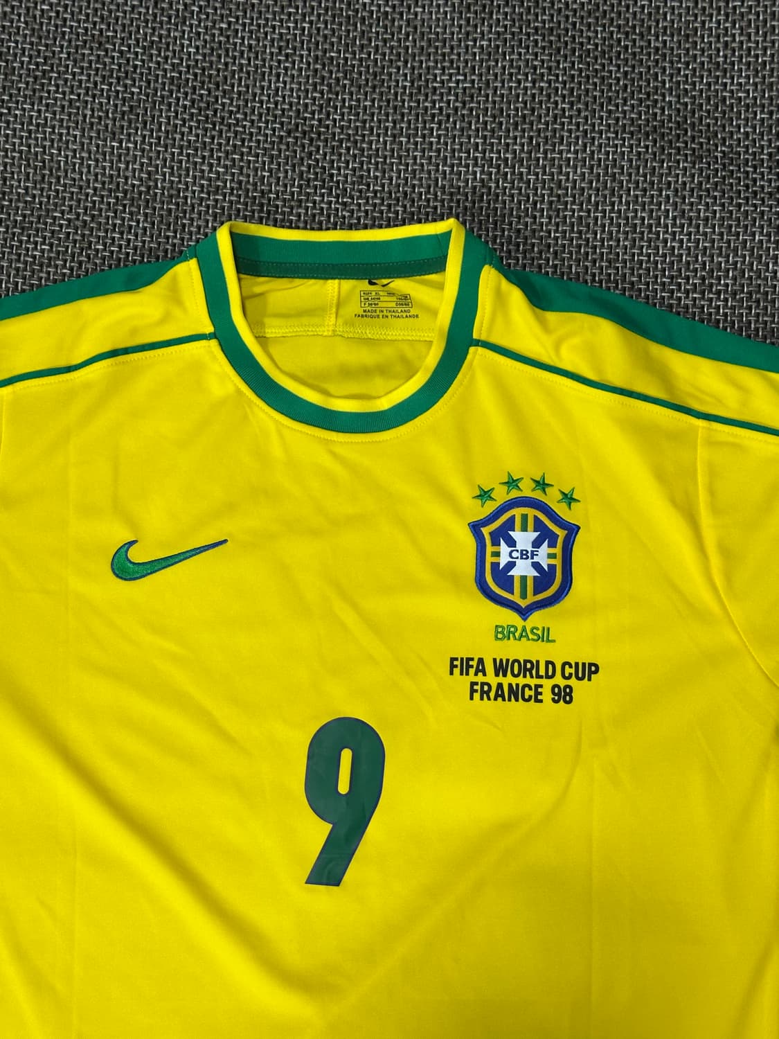 나이키 브라질 98월드컵 유니폼 호나우두 마킹 상품이미지3
