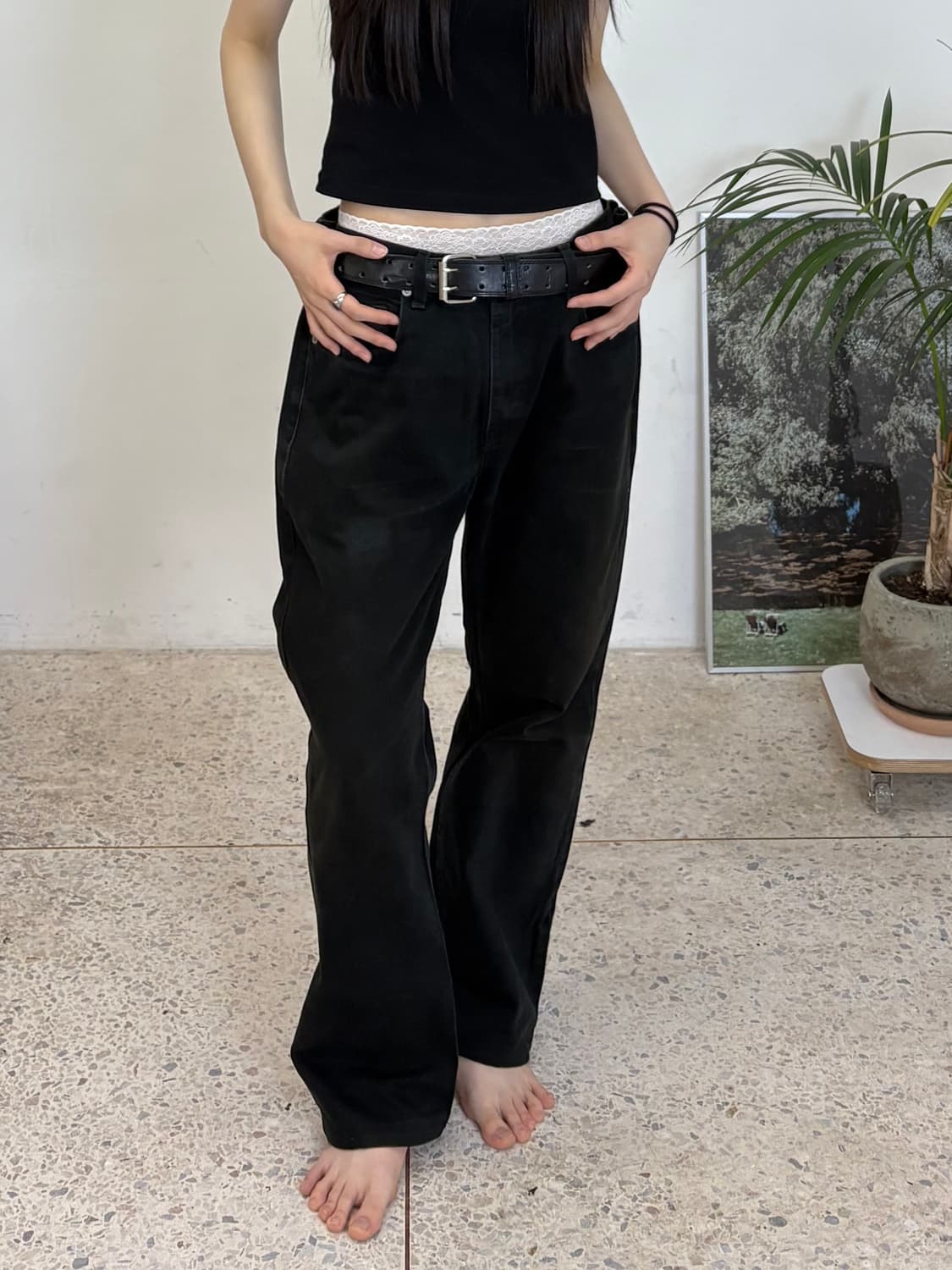 리바이스 752 부츠컷 블랙 상품이미지4