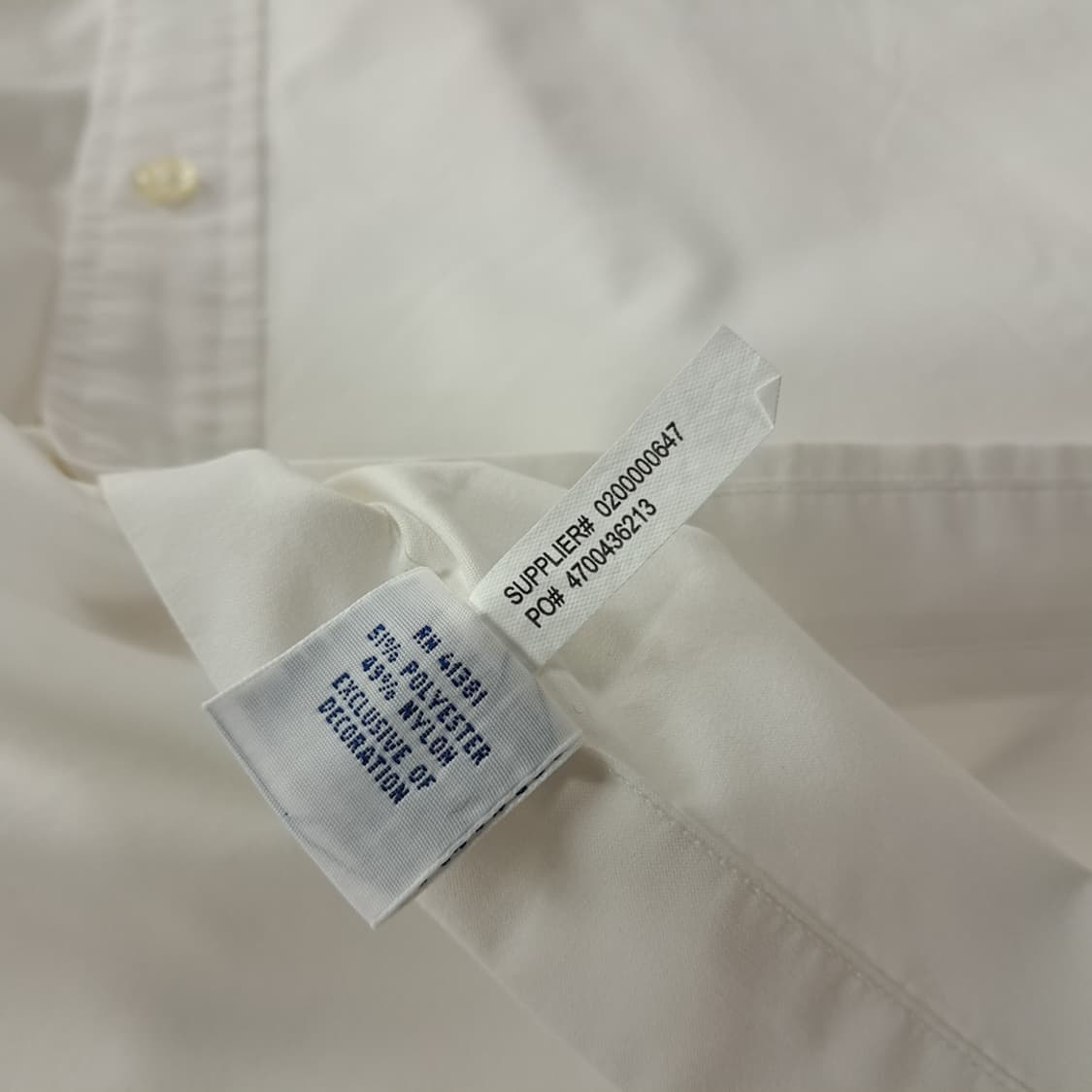 CK409 XL 폴로 퍼포먼스 블루포니 화이트 셔츠 남방 상품이미지5