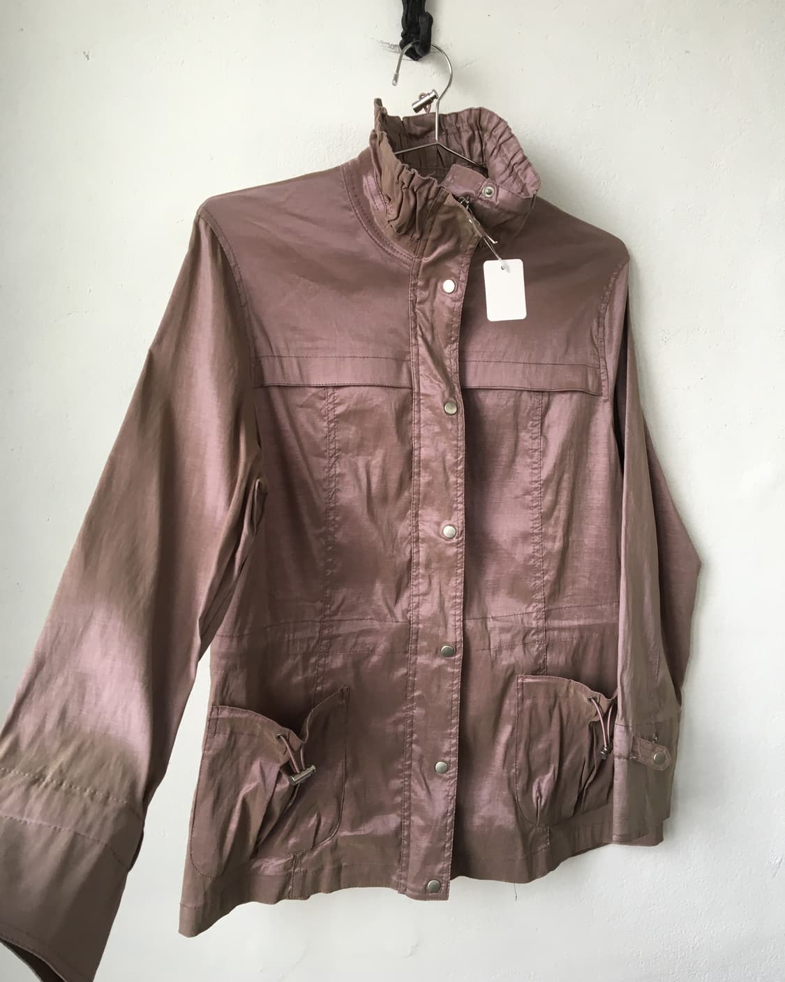 Glossy high neck jacket 상품이미지4