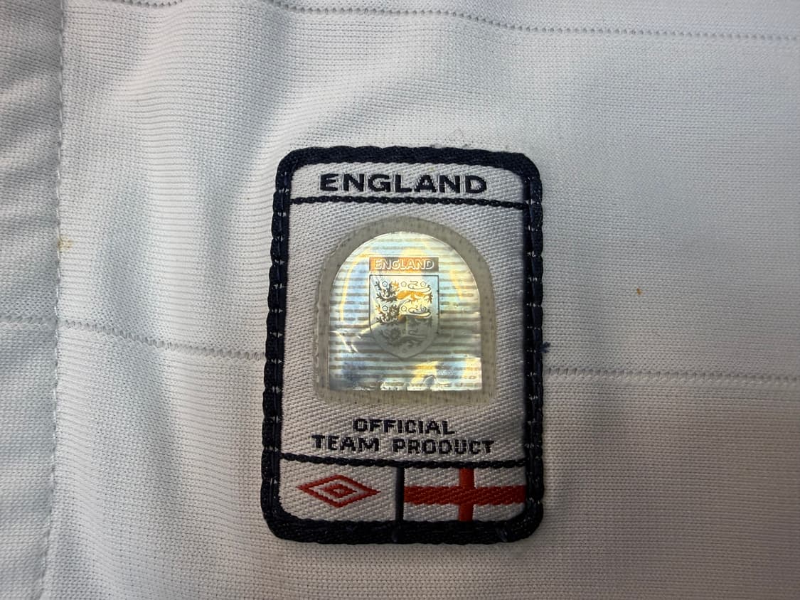 [S] 엄브로 잉글랜드 국대 04-06 홈 베컴 마킹 유니폼 상품이미지8