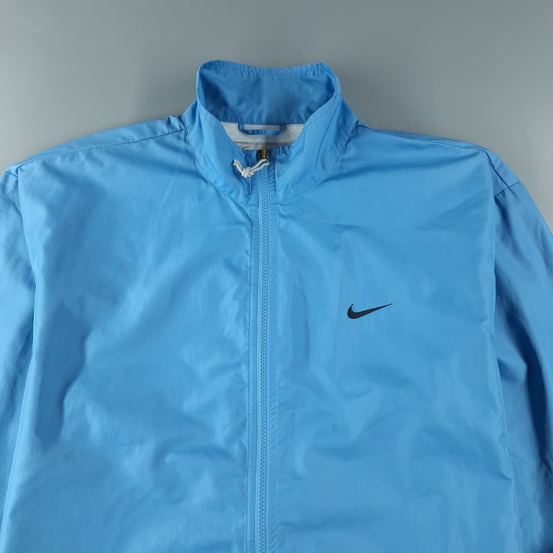 나이키 00s 스카이블루 스우시 로고 클리마핏 올드스쿨 바람막이 XL 상품이미지3