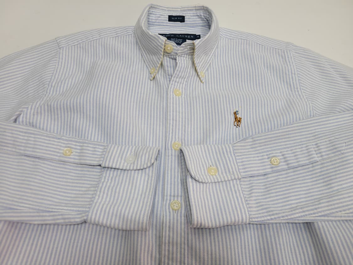 POLO 랄프로렌 옥스포드 스트라이프 셔츠 / 여 슬림핏 4사이즈
 상품이미지3