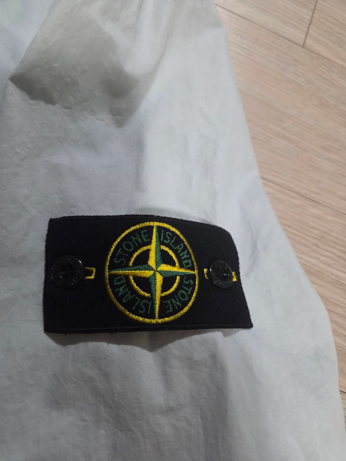 [미착용]스톤아일랜드 코튼 캔버스 올드이펙트 셔츠자켓 상품이미지3