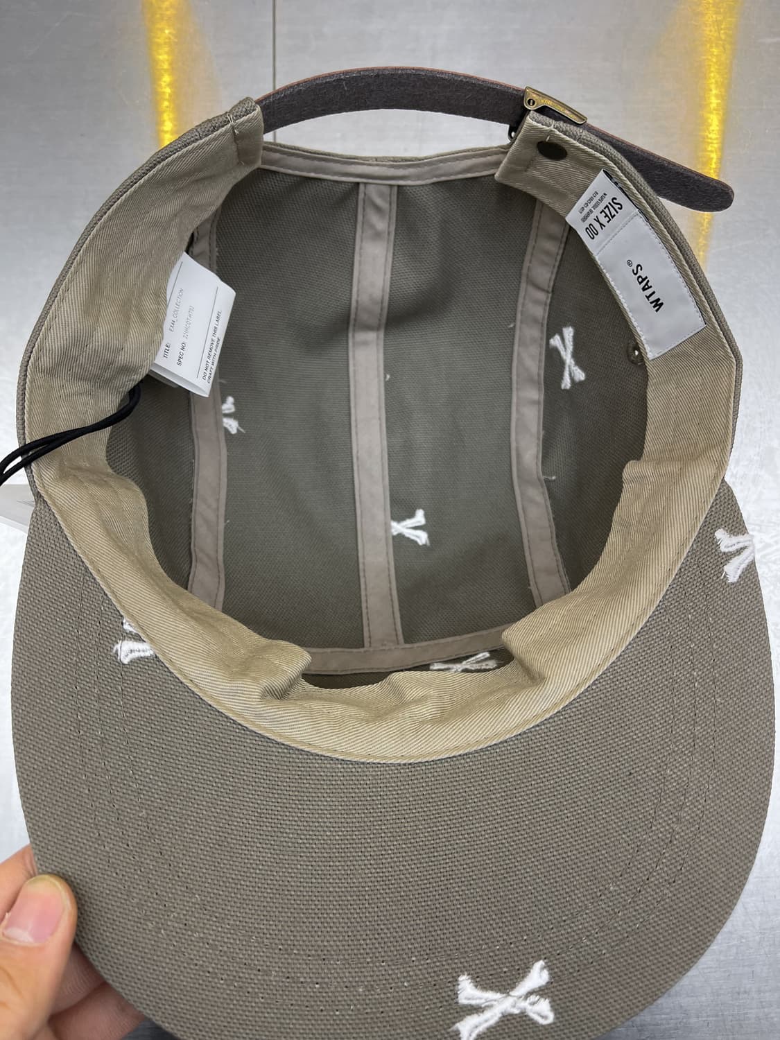 더블탭스 22ss T-5 02 옥스포드 캡 상품이미지4