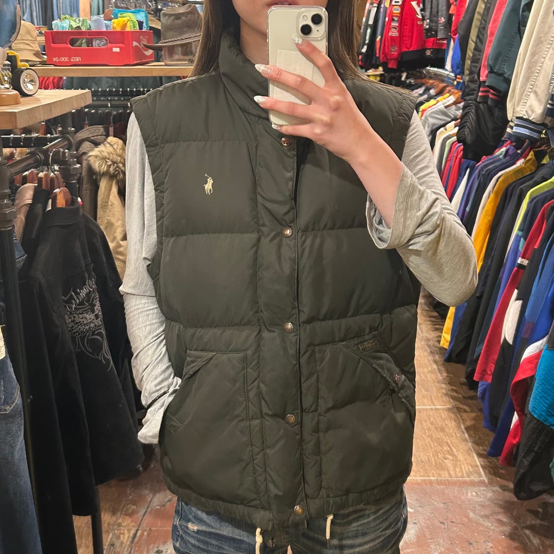 [HI] 폴로 베스트 카키 상품이미지2