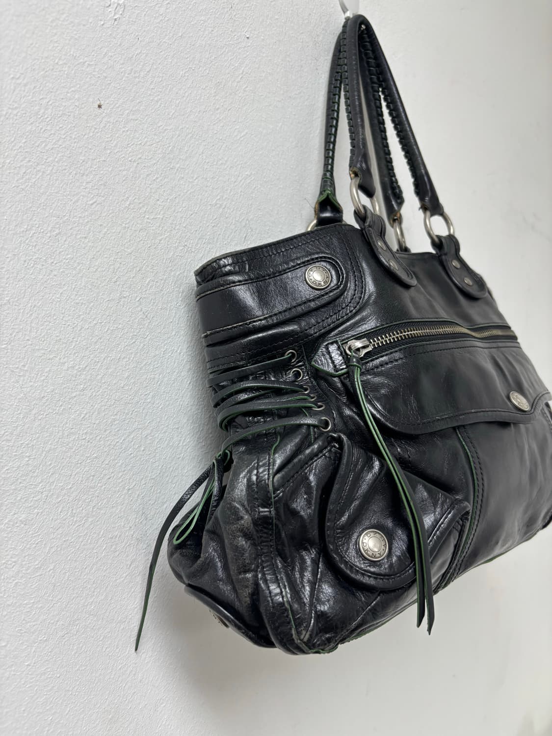 “DNKY” 00s Rare Pinterest Design Lace-Up 상품이미지5