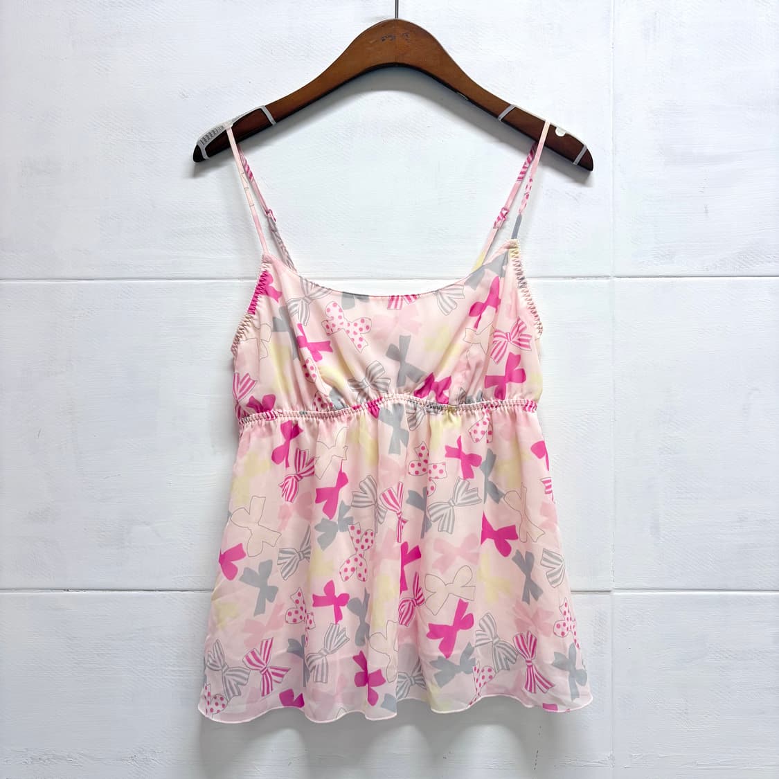 Triumph 리본 레이스 슬리브리스 나시 M JPN 상품이미지1