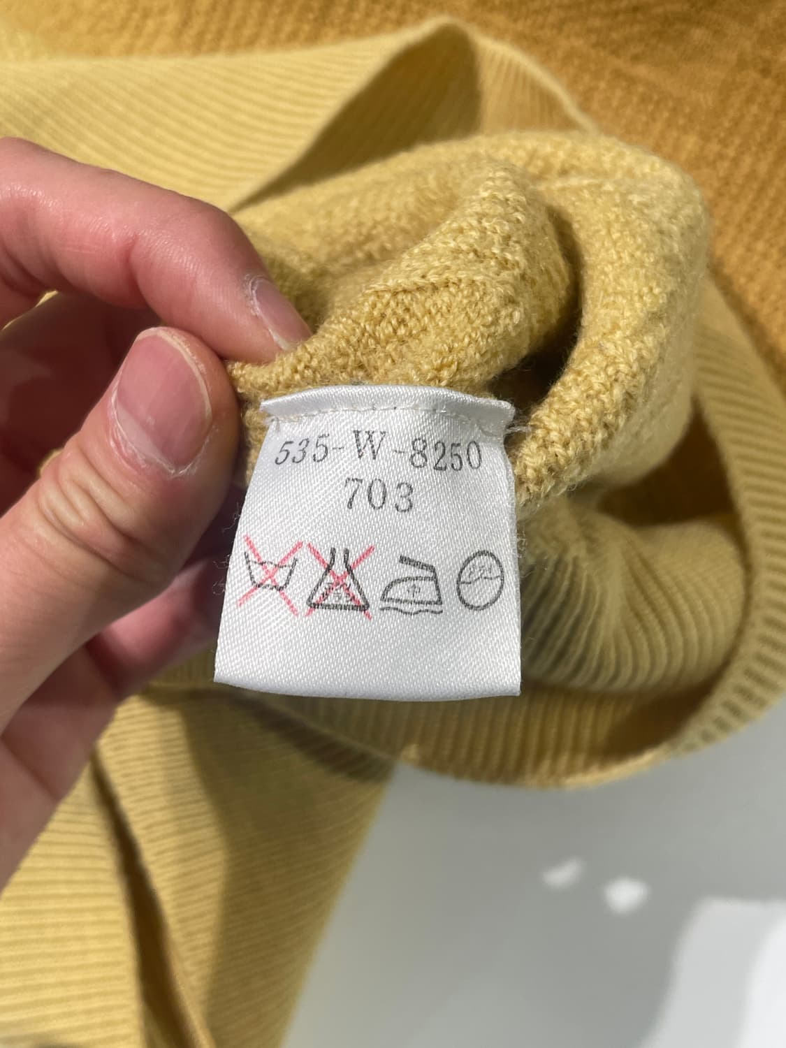 겐조 골프 골드 그라데이션 자카드 울 니트 상품이미지8