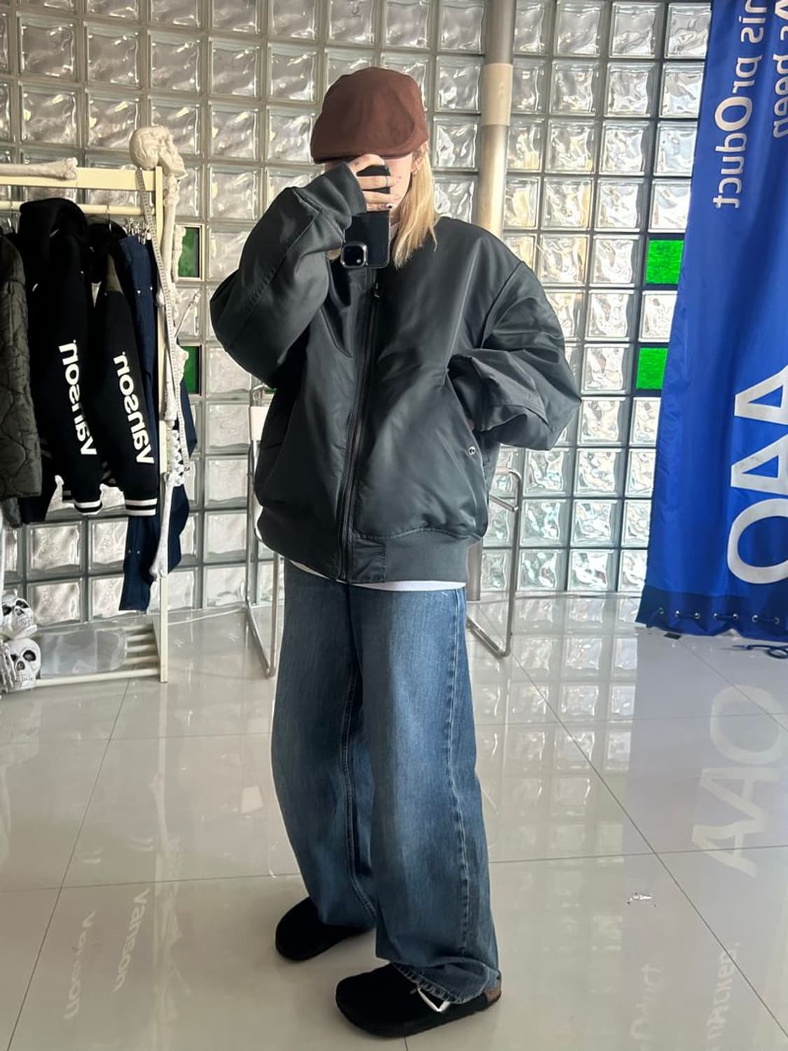 REVERSIBLE BLOUSON 리버시블 블루종 상품이미지1