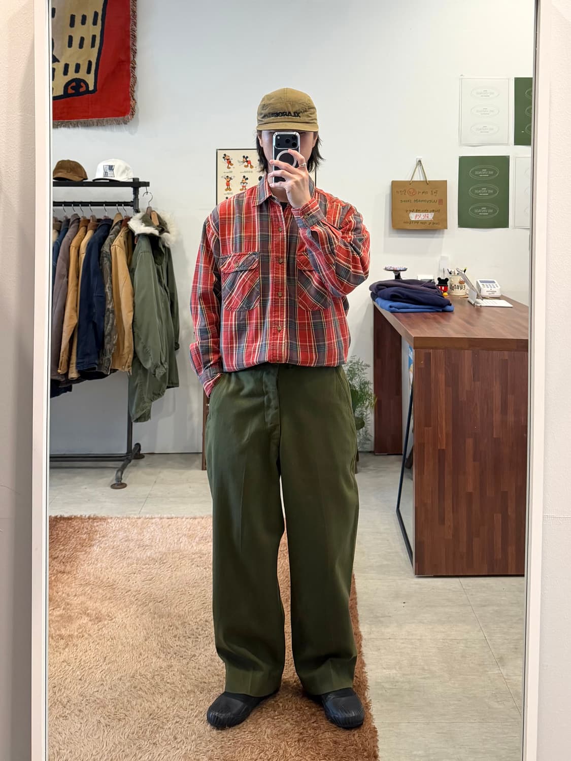 50s Military U.S.Army  M-1951 울 필드 팬츠 상품이미지2