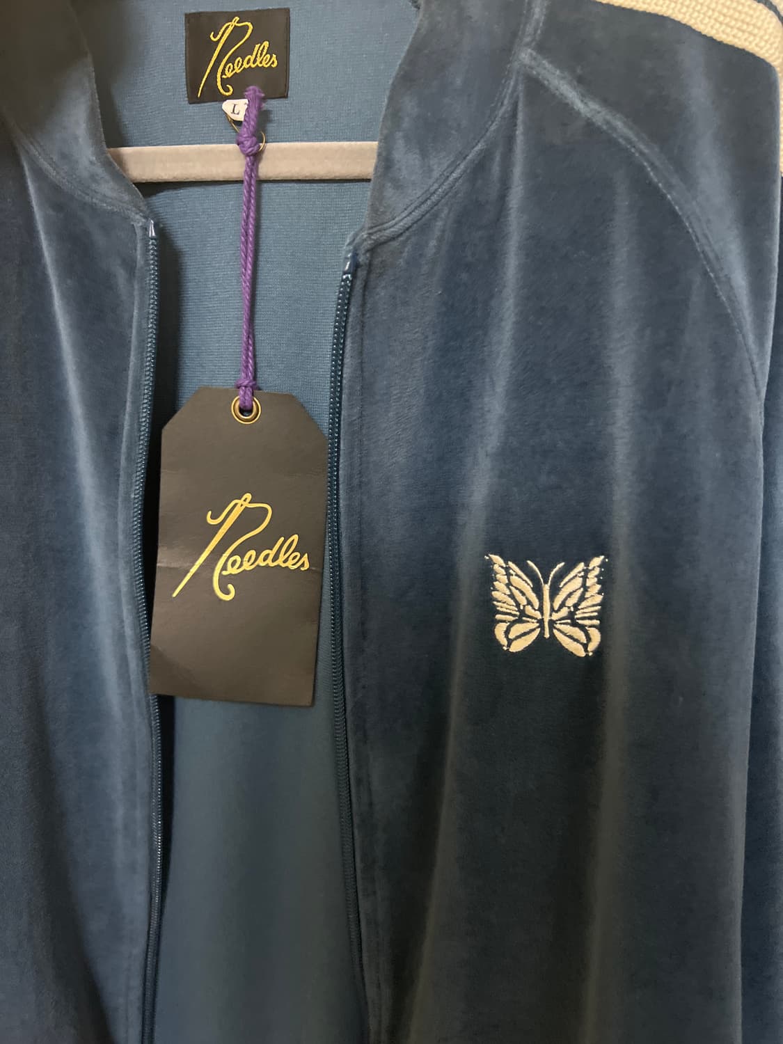 니들스 벨루어트랙자켓 밸루어마린 상품이미지6