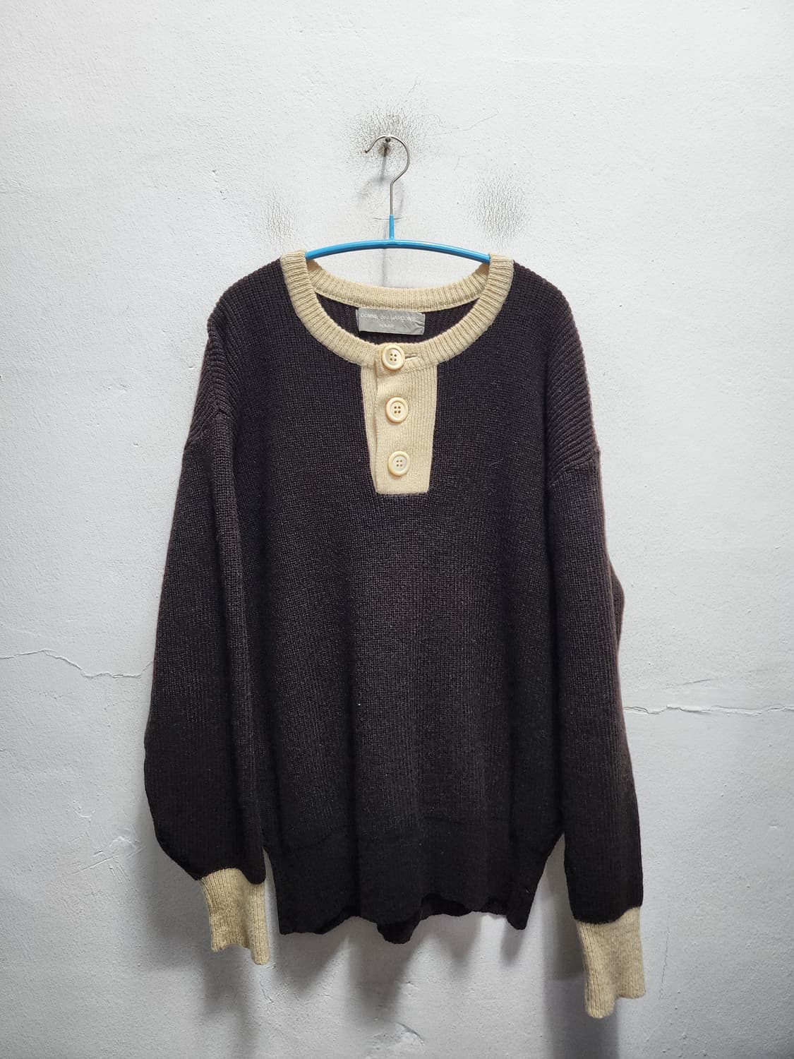 꼼데가르송 옴므 90s 배색 니트 상품이미지1