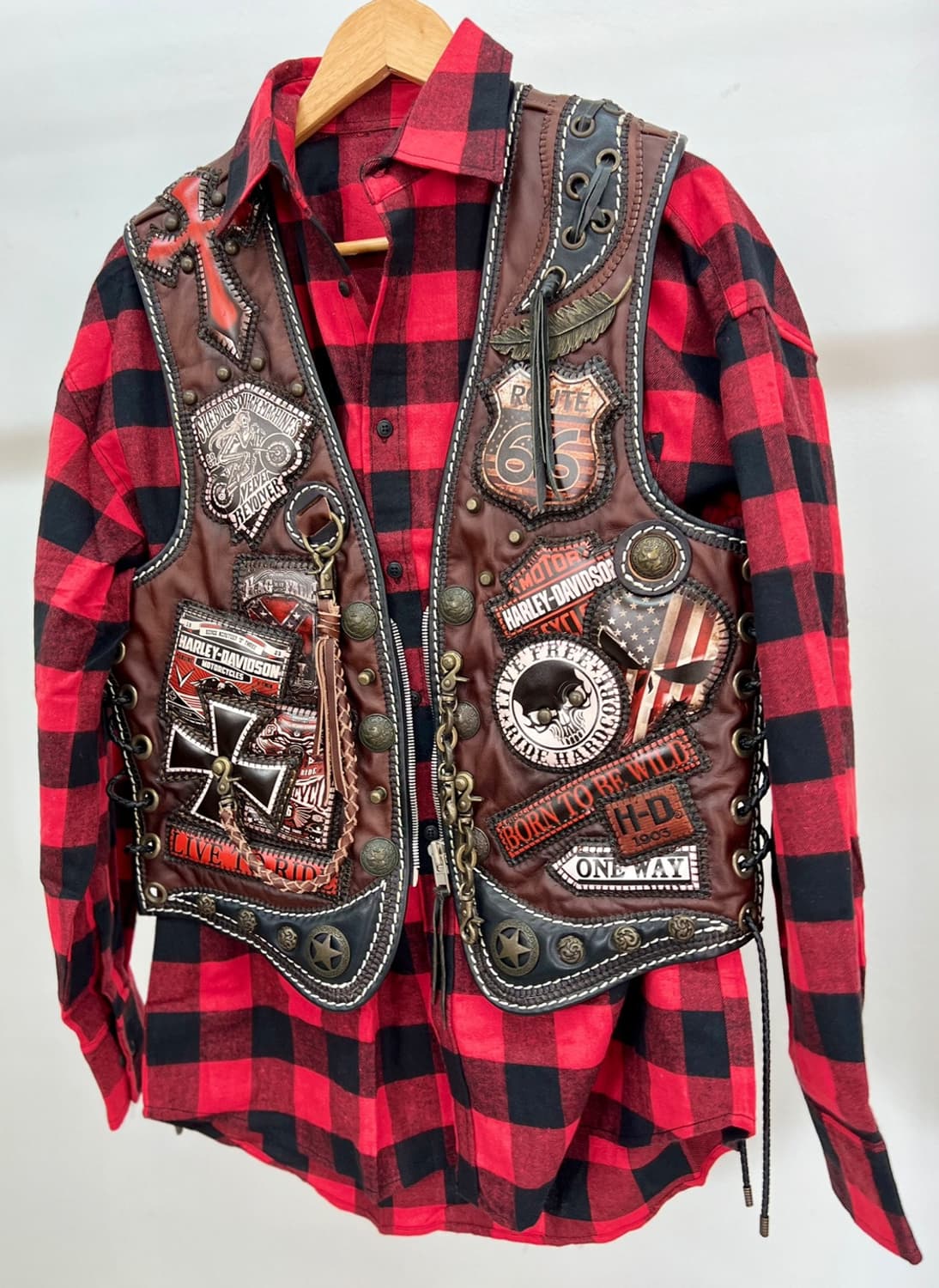 레드체크남방  상품이미지8