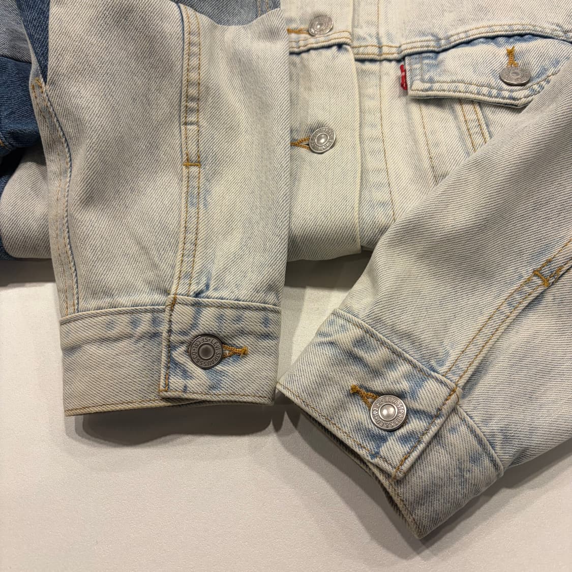 [M] 리바이스 프리미엄 데님 패치워크 트러커 자켓 C430 상품이미지6