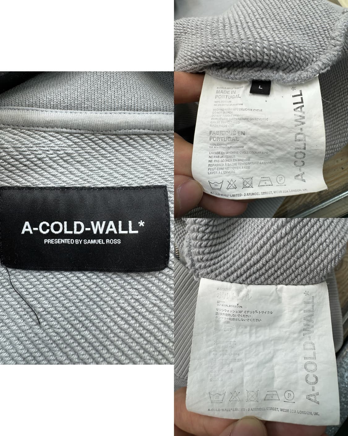 어콜드월 로고 집 후디 상품이미지8