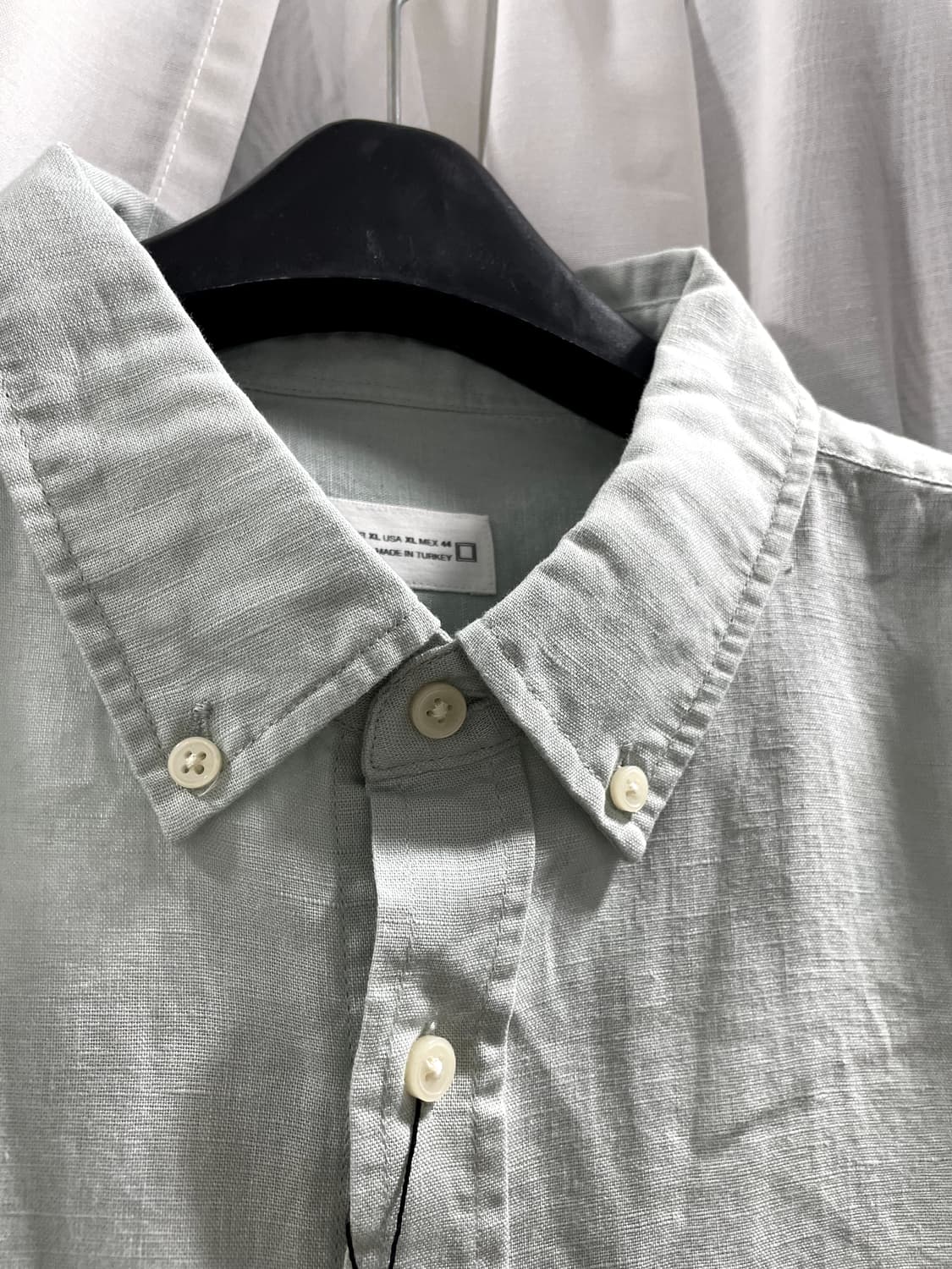 자라/ 버튼다운 린넨 셔츠/ XL 상품이미지3