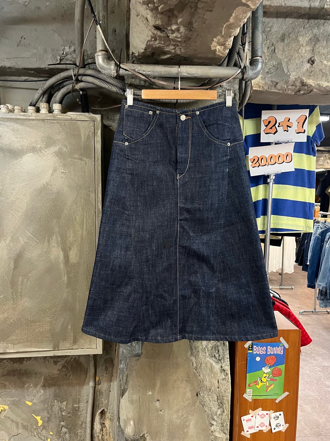 리바이스 엔지니어 데님 롱 스커트 S #csz3827 상품이미지2