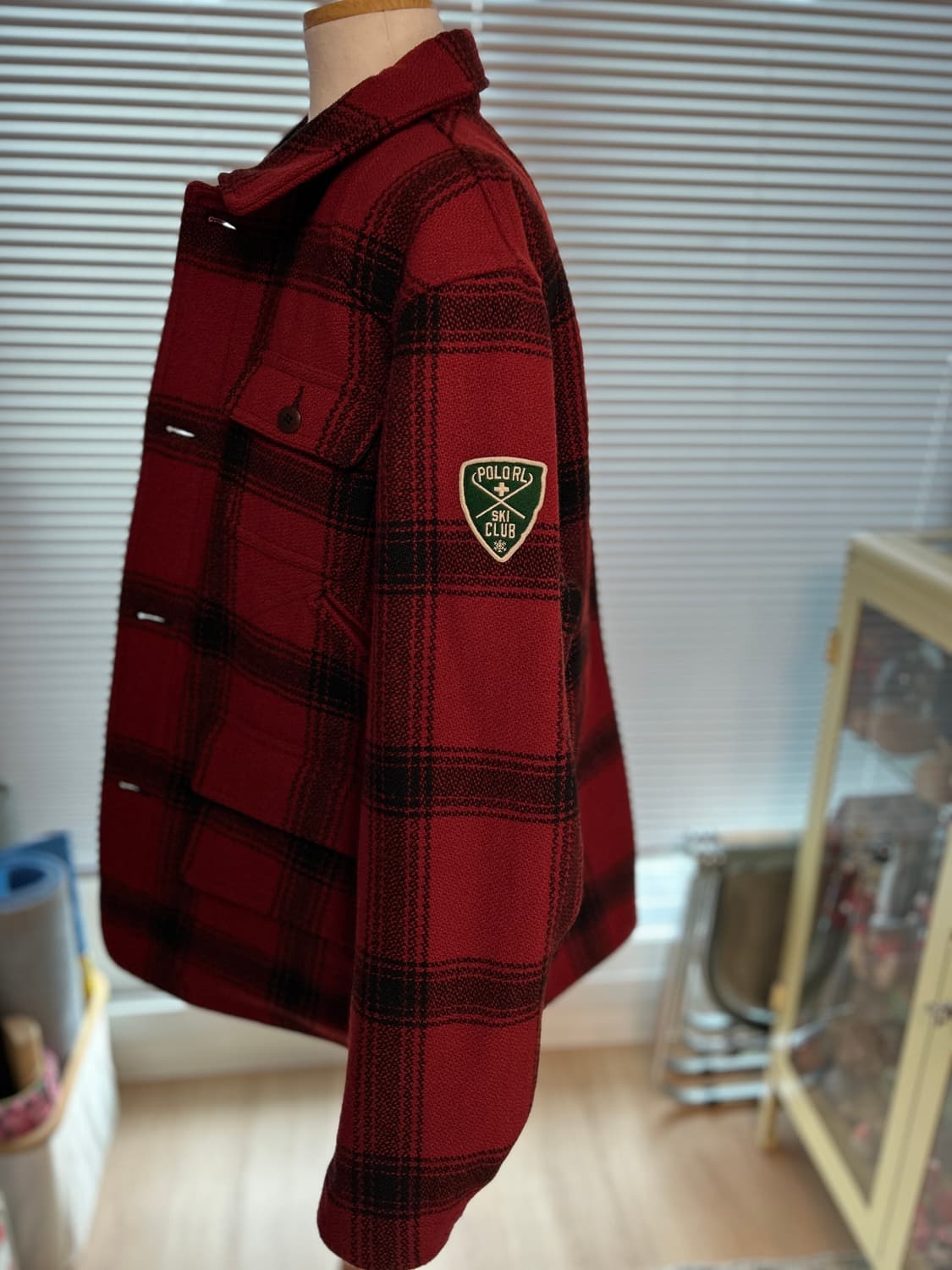 랄프로렌 폴로 버팔로 스키 패치 울 유틸리티 자켓 XL 상품이미지5