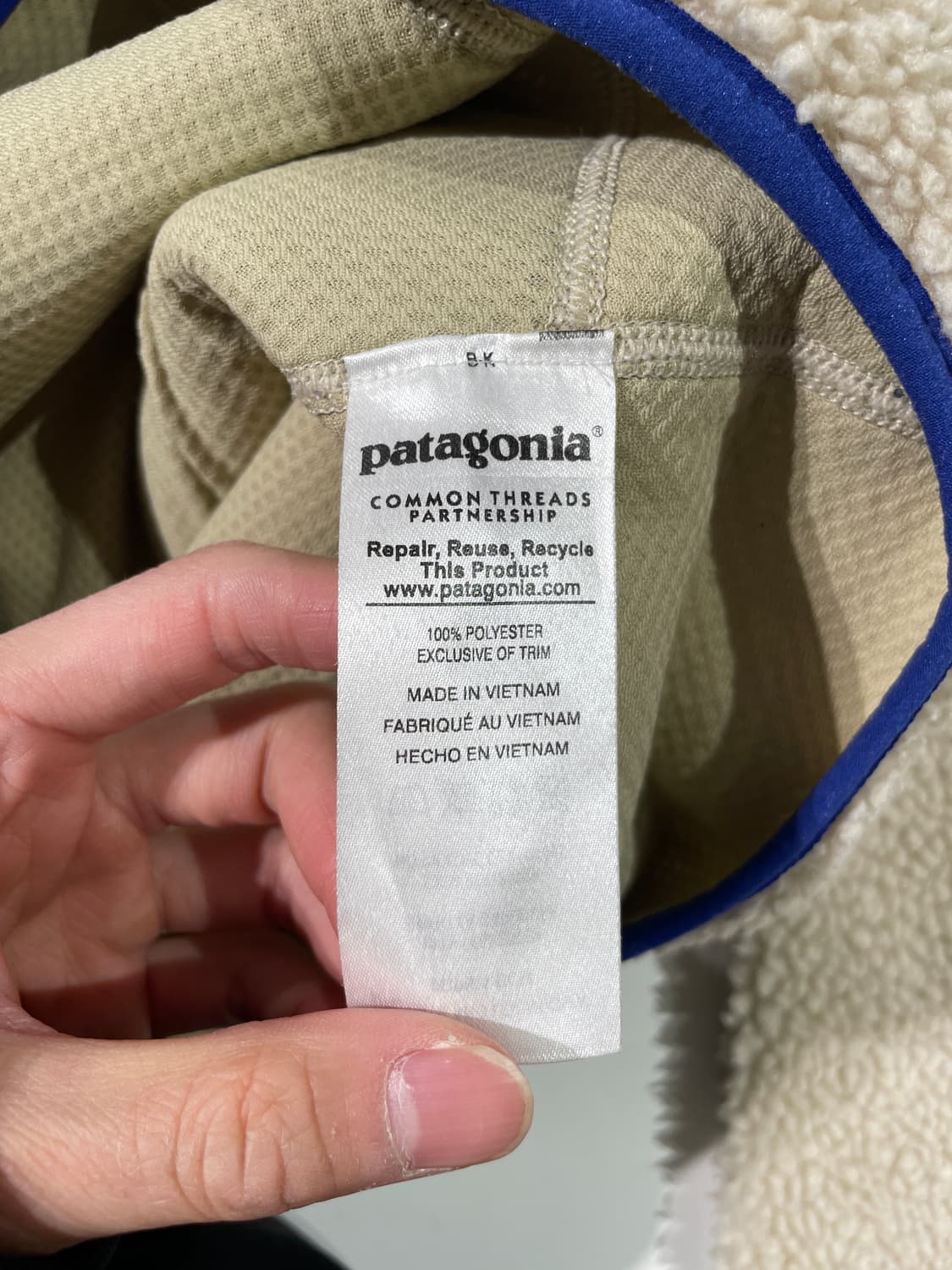 파타고니아 라이트 베이지 클래식 레트로-X 플리스 상품이미지8