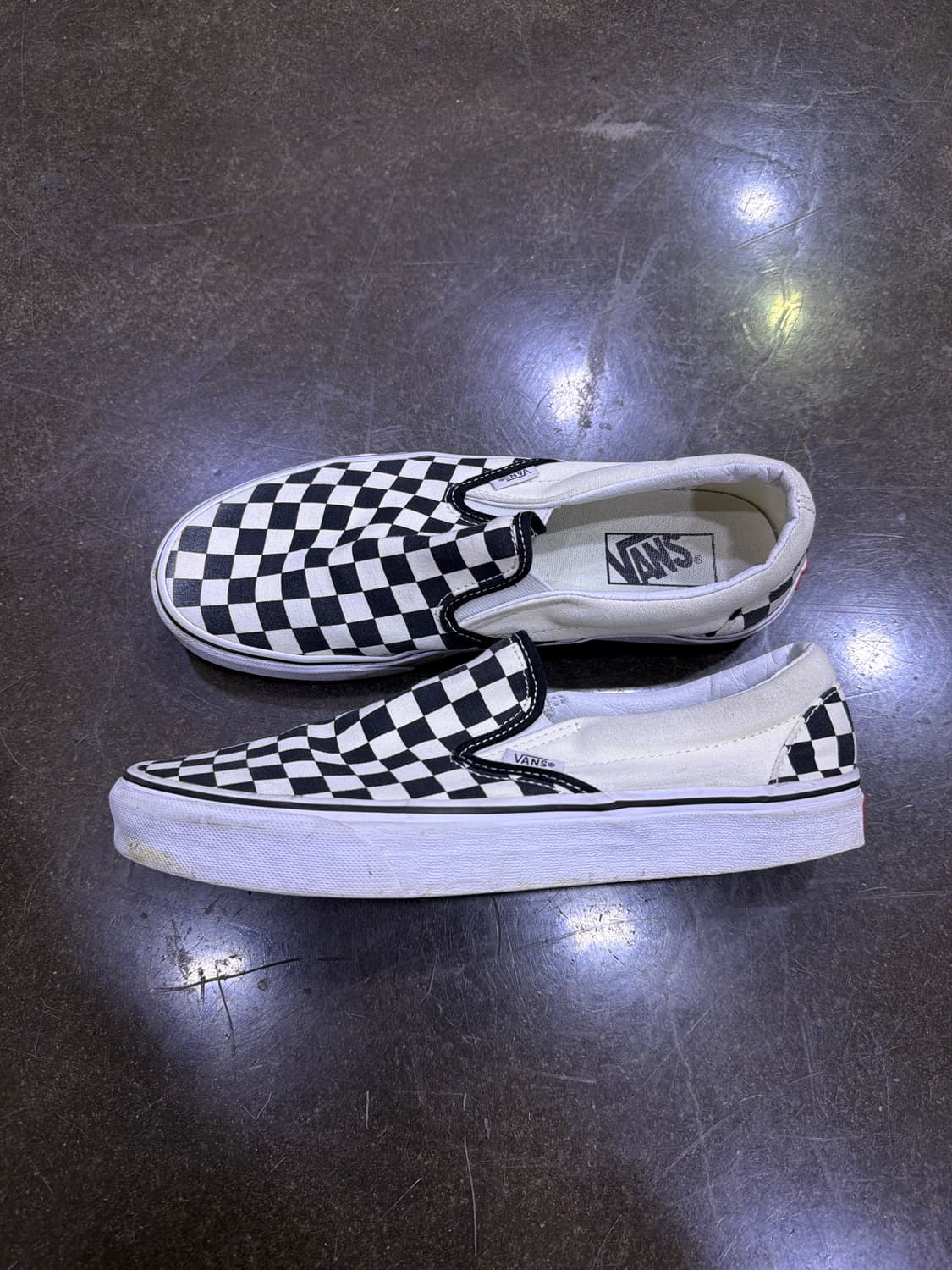 반스 체커보드 슬립온 스니커즈 265 상품이미지6