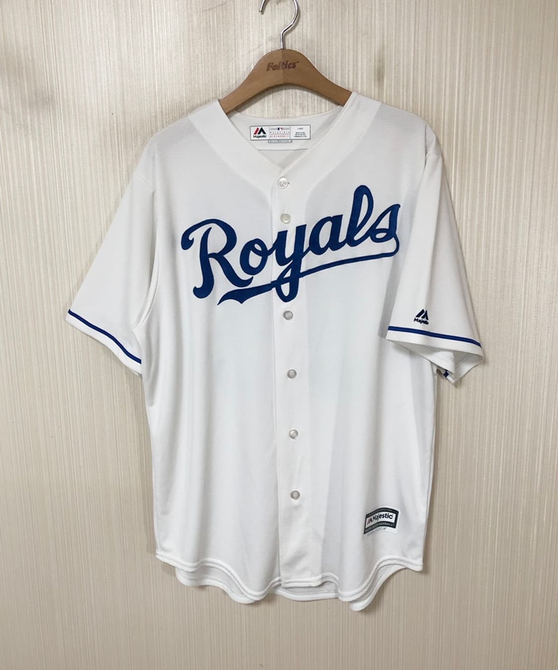 MLB 마제스틱 캔자스시티로얄스 홈유니폼/져지 L #35 에릭호스머 상품이미지1