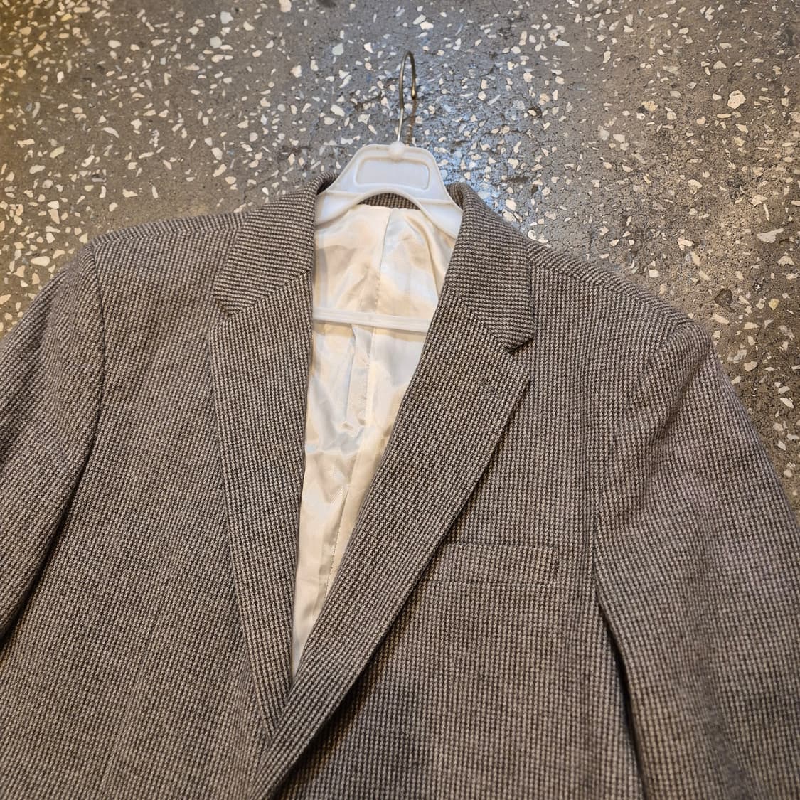 L(착샷잇음) 하운드체크 울 블레이져  상품이미지6