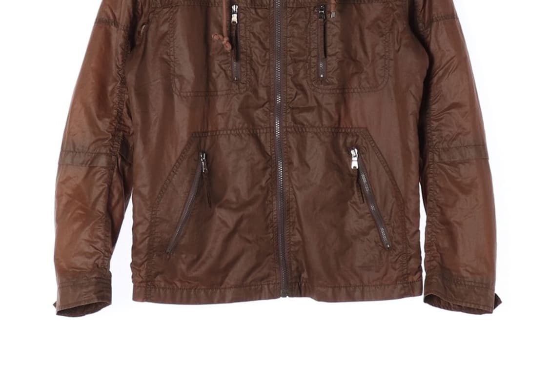 ZIOZIA 브라운 후드 바람막이 점퍼 L 상품이미지5