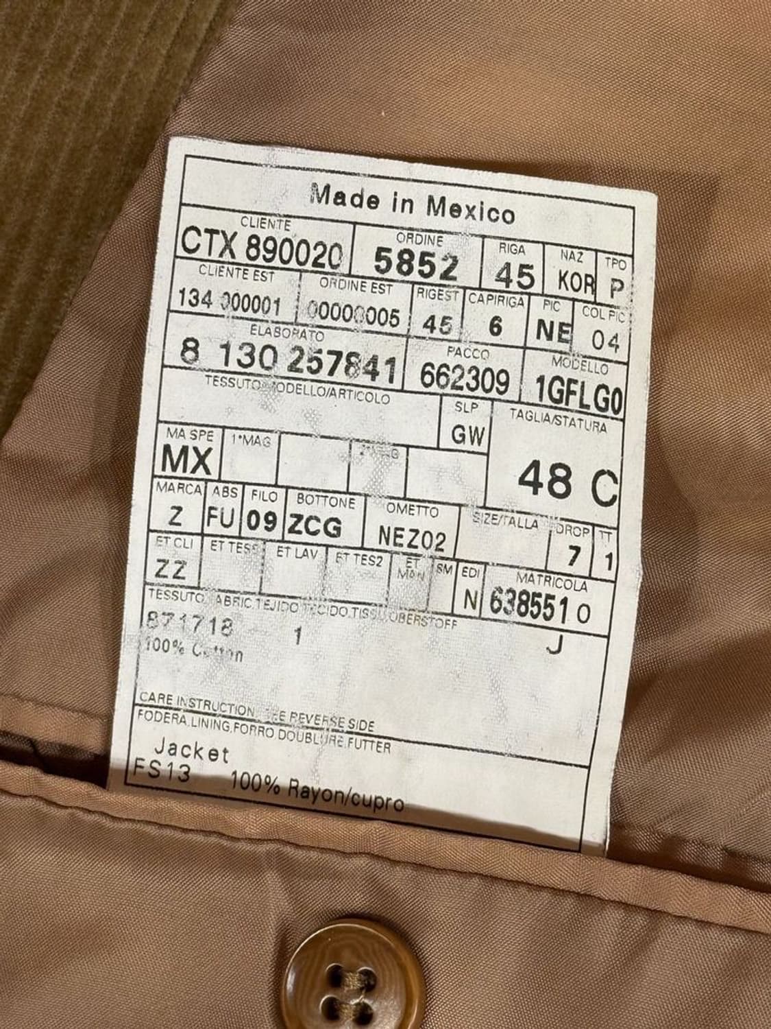 제냐 코듀로이 자켓 상품이미지8