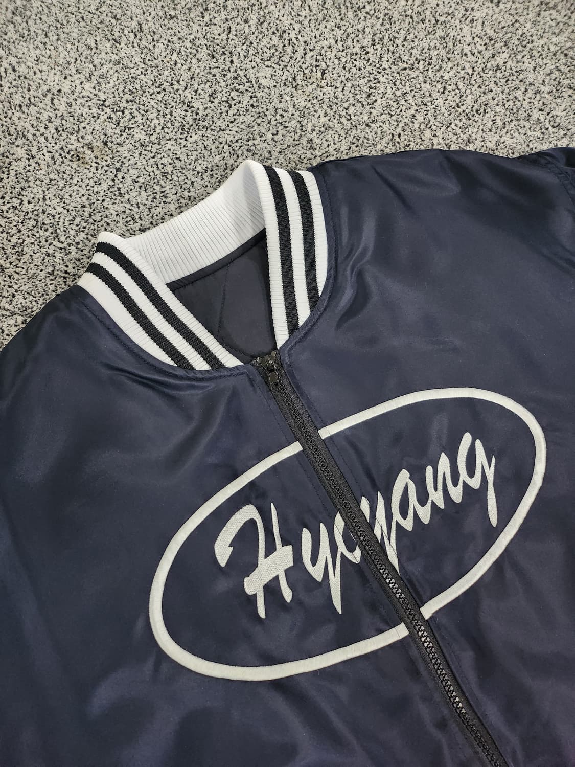 네이비 스트릿 로고 점퍼  상품이미지4