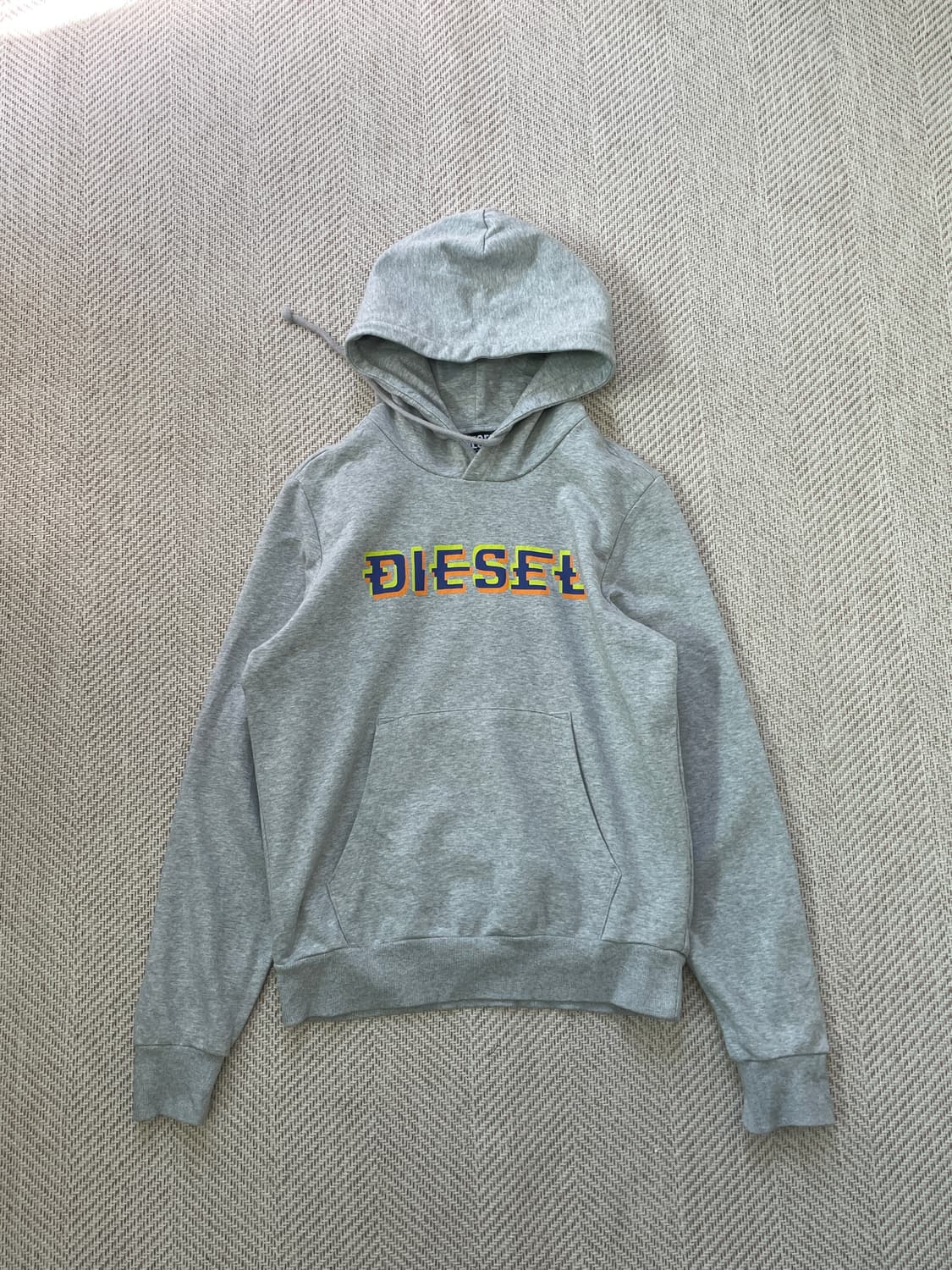 Diesel 디젤 그레이 후드티 상품이미지1