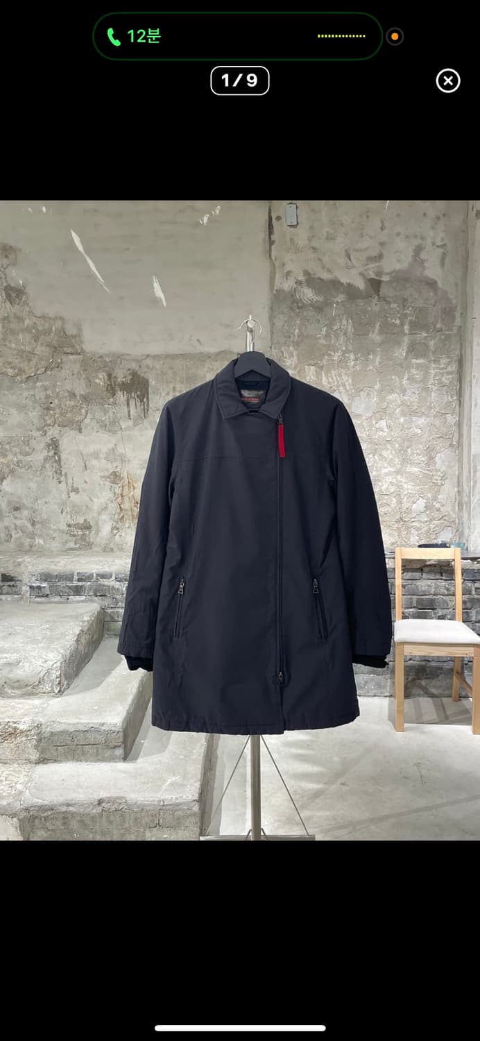 프라다 스포츠 차콜 고어텍스 투 웨이 집업 자켓 상품이미지1