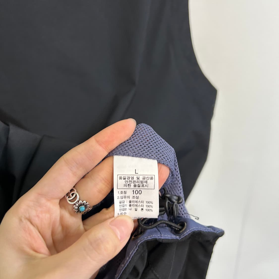 노스페이스 윈드스토퍼 조끼 남성 L 블랙 상품이미지4