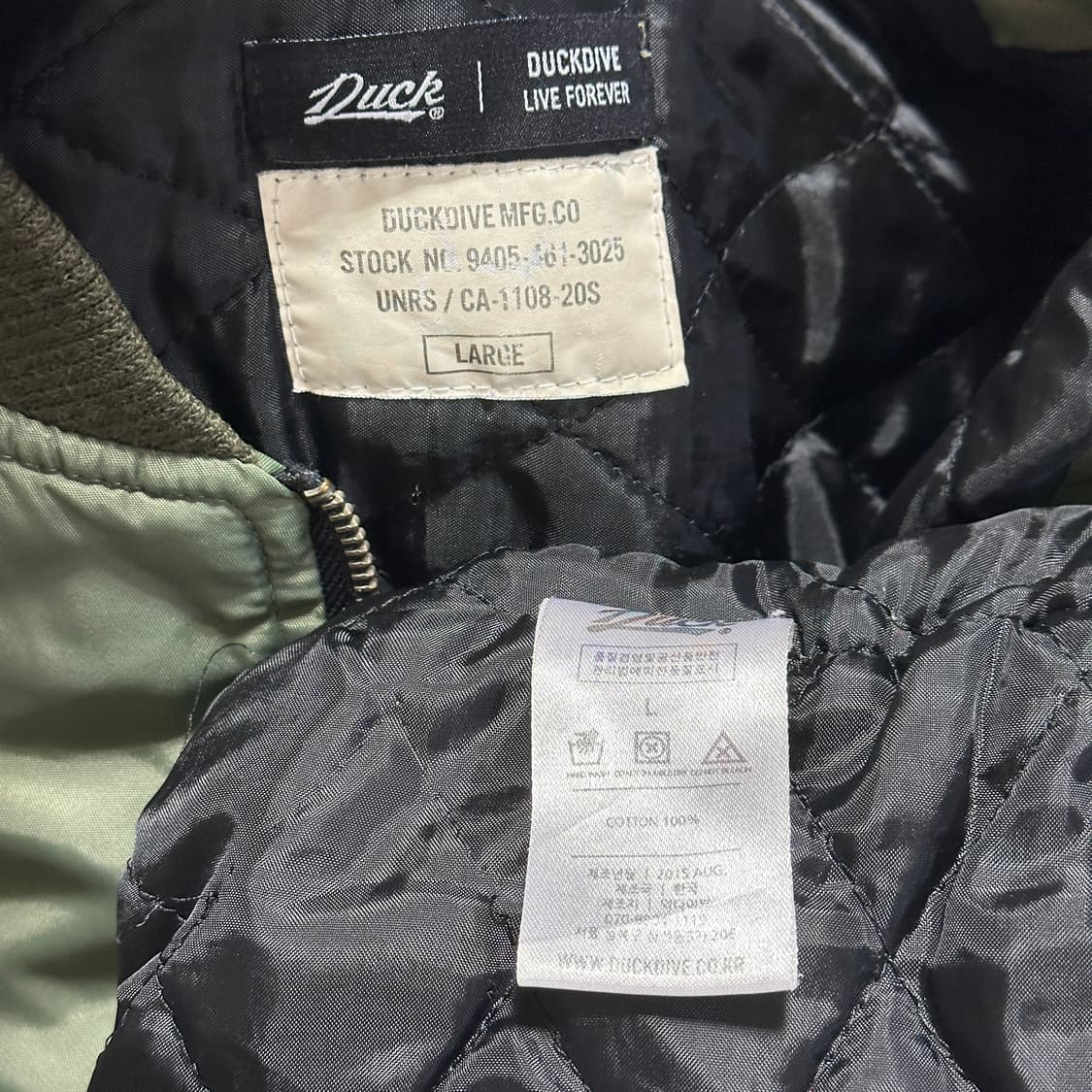 덕다이브 MA-1 항공점퍼 상품이미지6