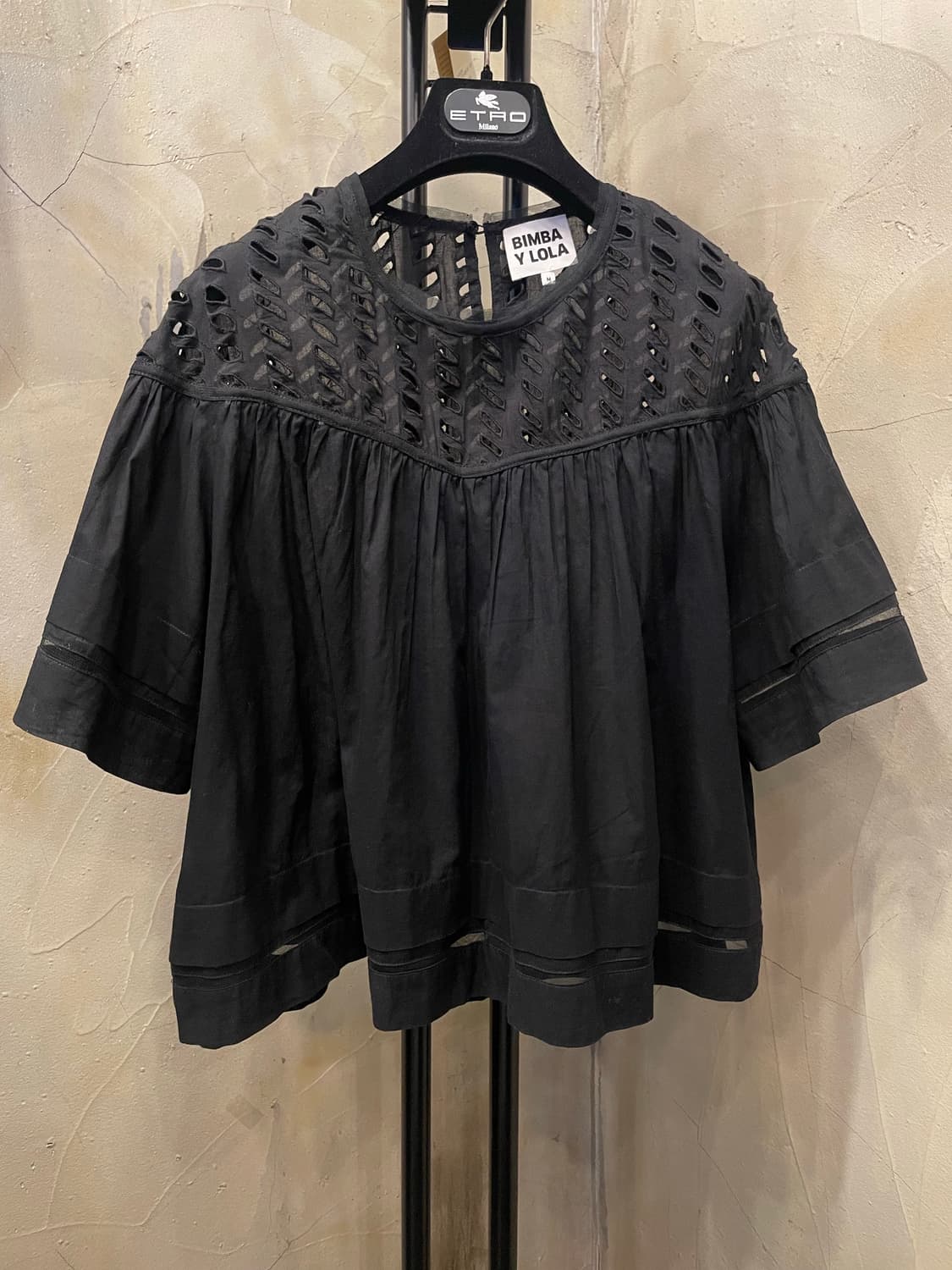 빔바이롤라 셔링 주름 블라우스 55~66 상품이미지1