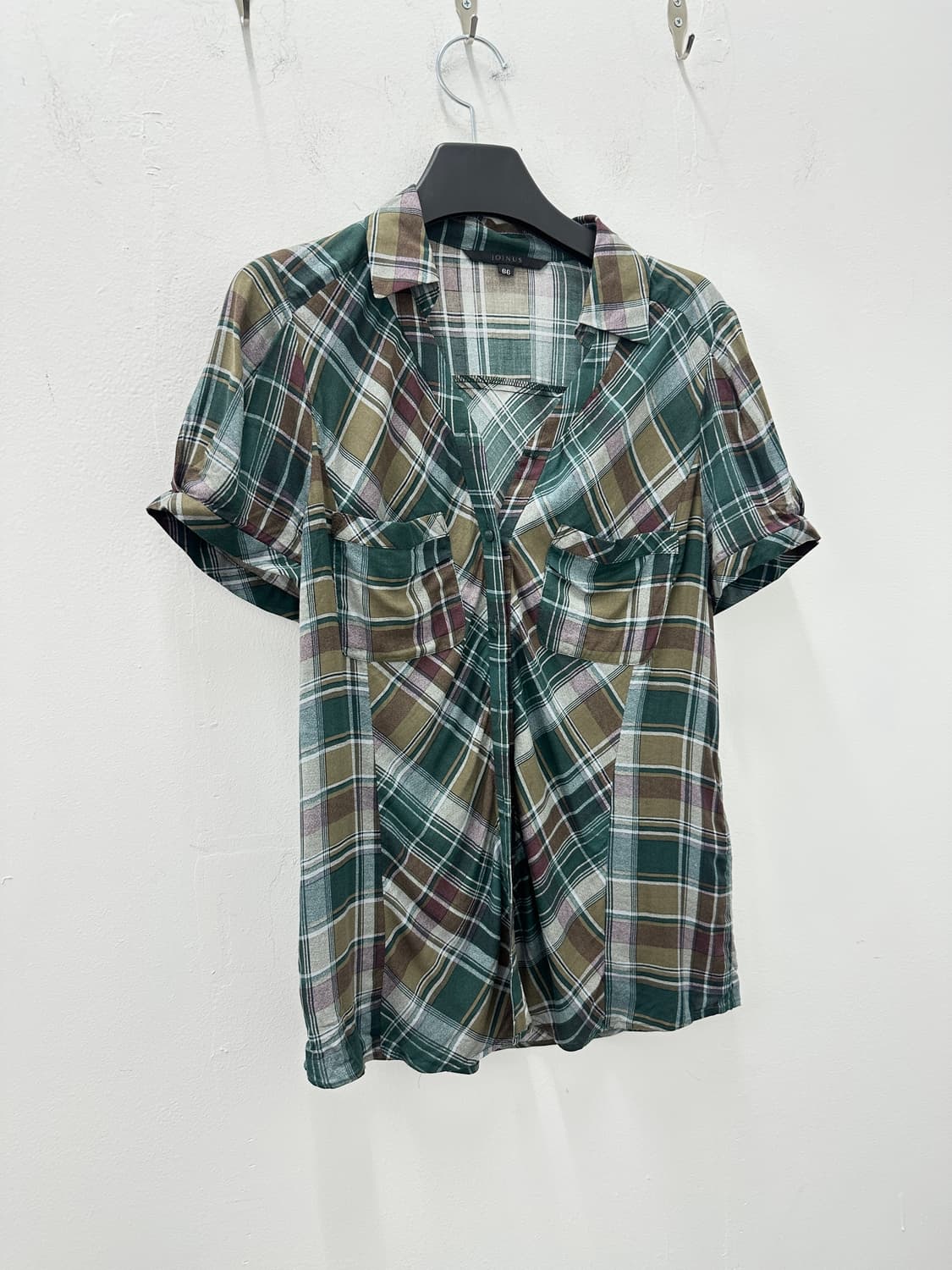 Vintage check half shirts 상품이미지6