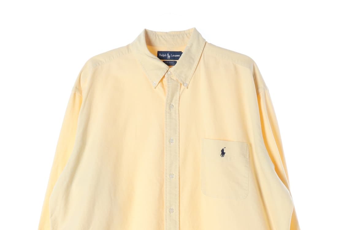 폴로 랄프 로렌 빅 셔츠 옐로우 XL 상품이미지3