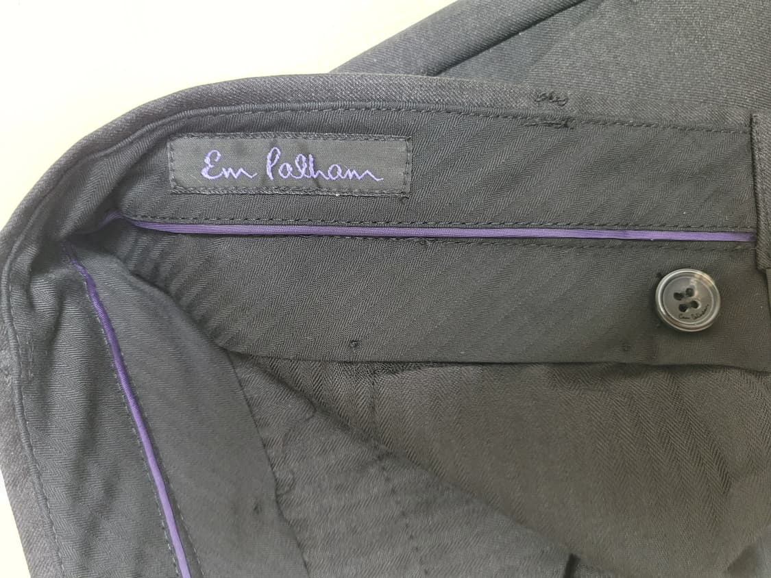 엠폴햄 Em Polham 남자 사이드포켓 울 슬랙스 31 다크그레이 상품이미지6