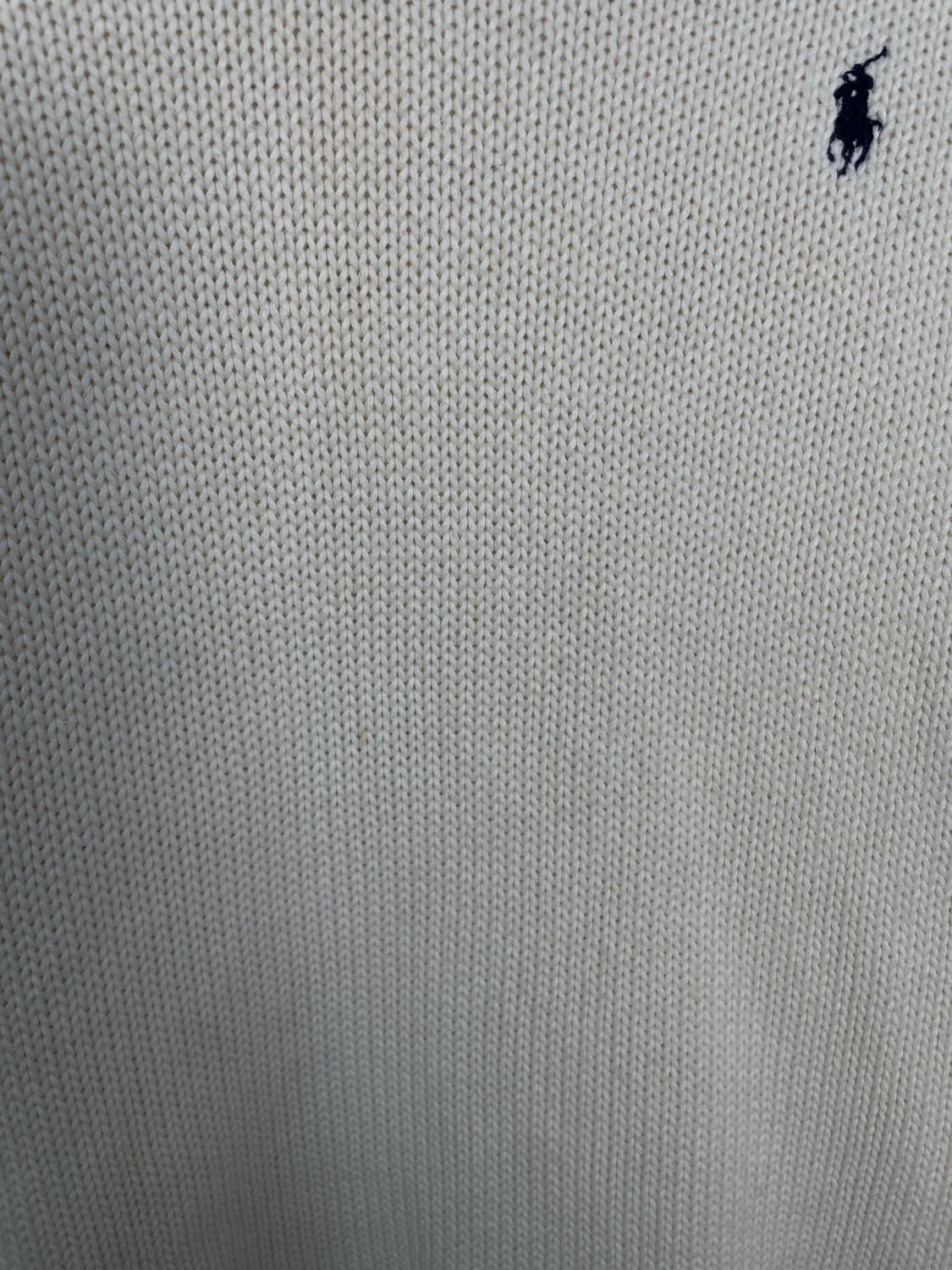 폴로 랄프로렌 브이넥 아이보리 니트 H2560 상품이미지7