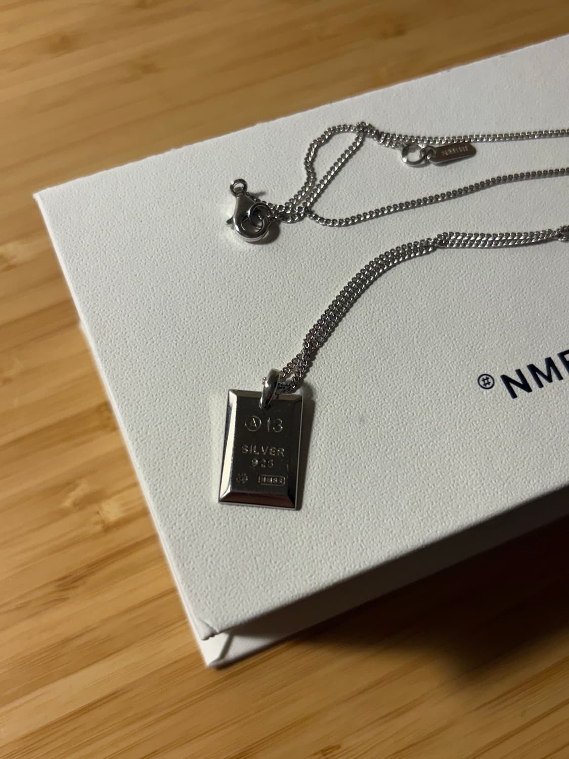 NMBR 넘버링 #7727 실버 925 목걸이 상품이미지3
