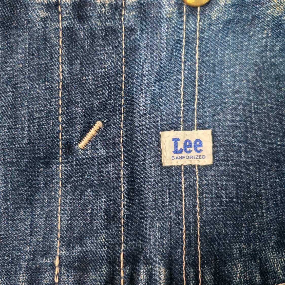 일본판 Lee 리 진청 데님 멜빵 원피스 7 (빈티지) 상품이미지6