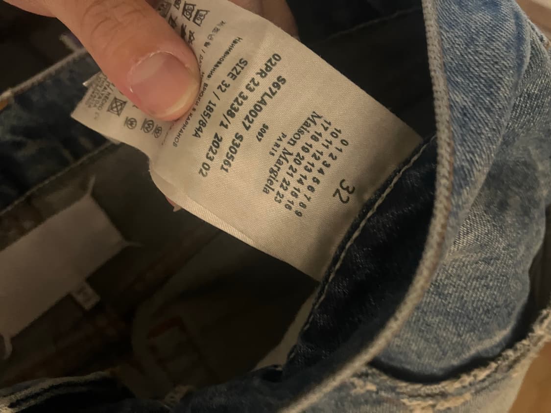 마르지엘라 디스트레스 데님 32 상품이미지5