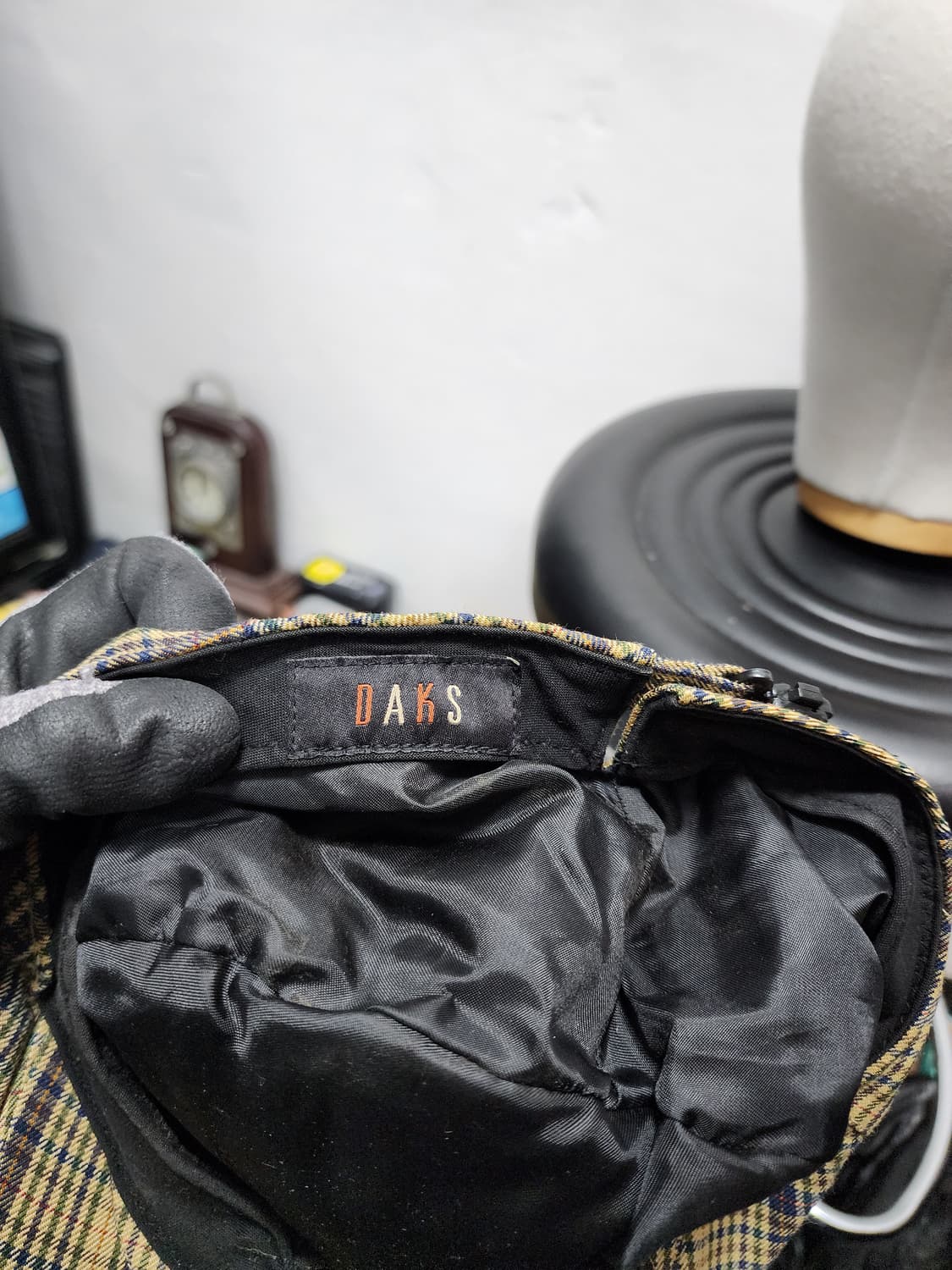 닥스 빈티지 체크무늬 헌팅캡 상품이미지6