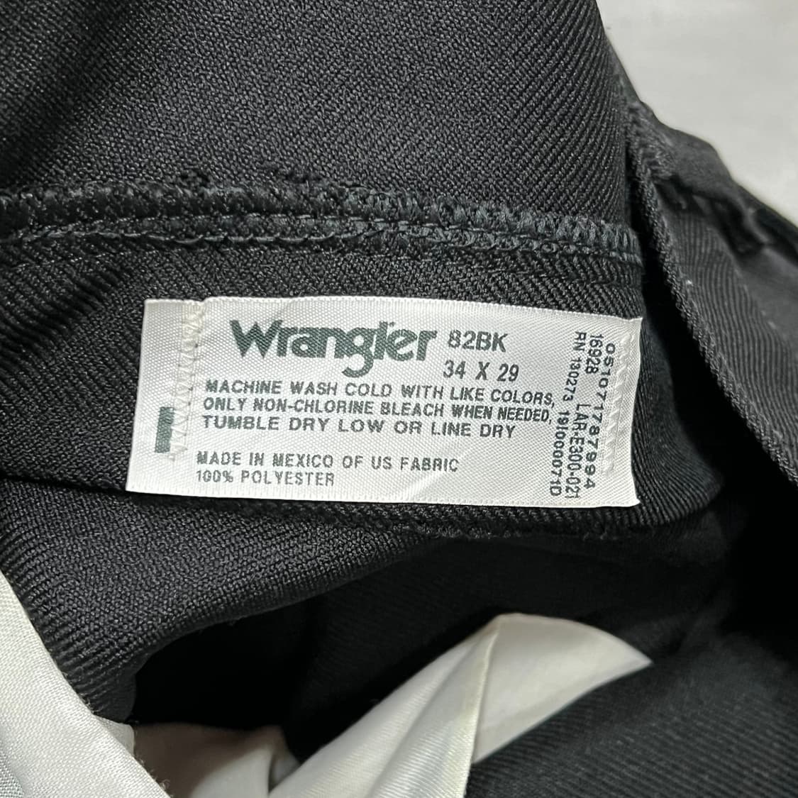  랭글러 블랙 치노팬츠 y15261 상품이미지7