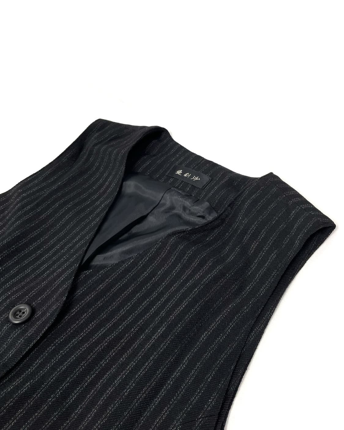 Vintage 스트라이프 베스트 상품이미지3