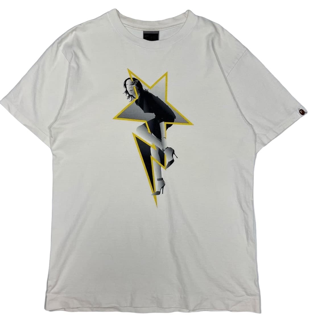 Bape 베이프스타 프린팅 반팔티(L) 상품이미지1